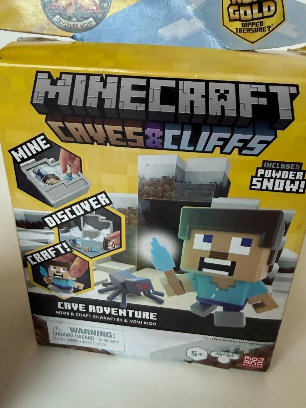 Minecraft Lot of 2 Caves & Cliffs Cave Adventure Overworld Mine Powder Snow NEW